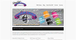 Desktop Screenshot of cheerleaderhandbook.com